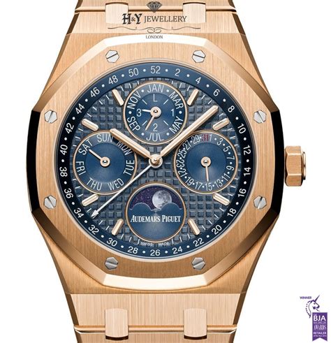 audemars piguet royal oak perpetual calendar rose gold on wrist